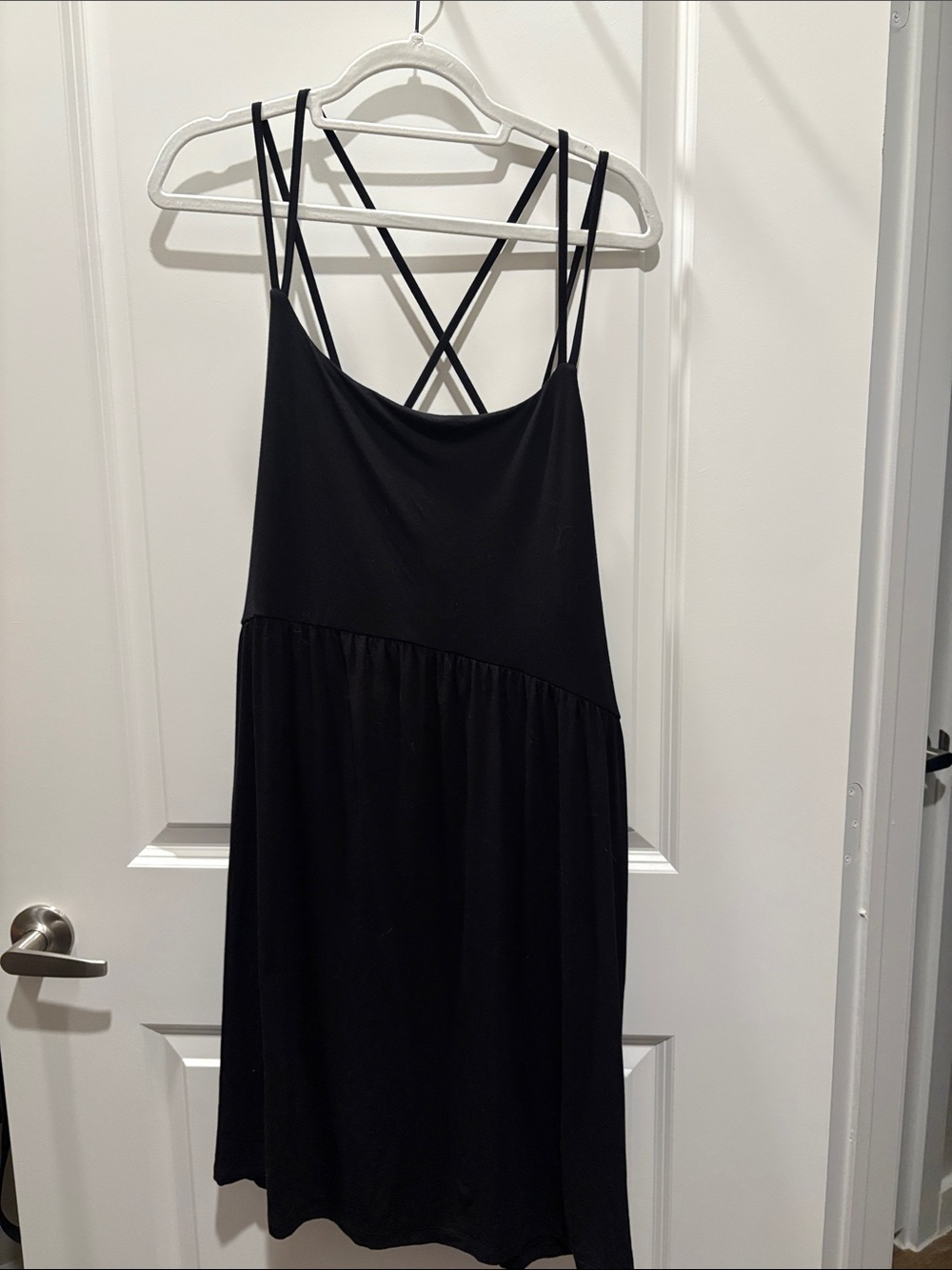 Black Strappy Women’s Dress - Classic Summer A-line